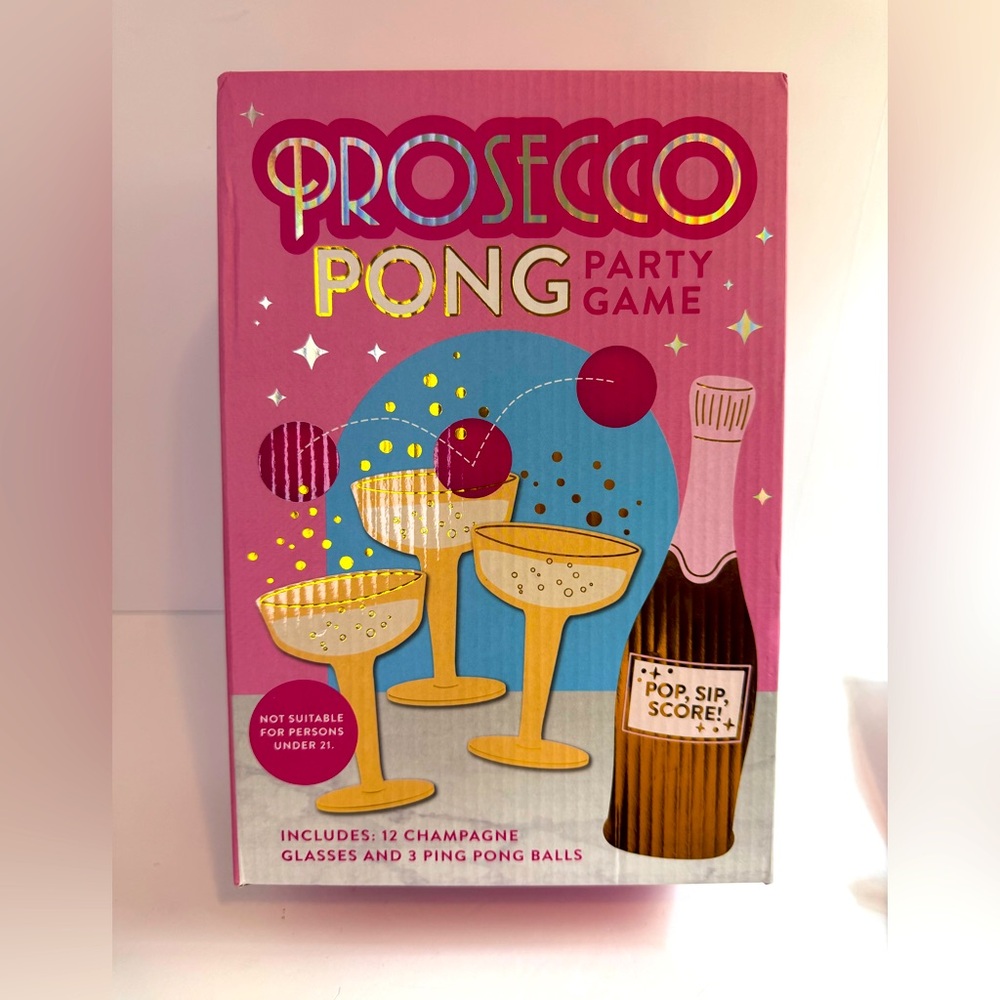 Prosecco Pong Party Game Set
